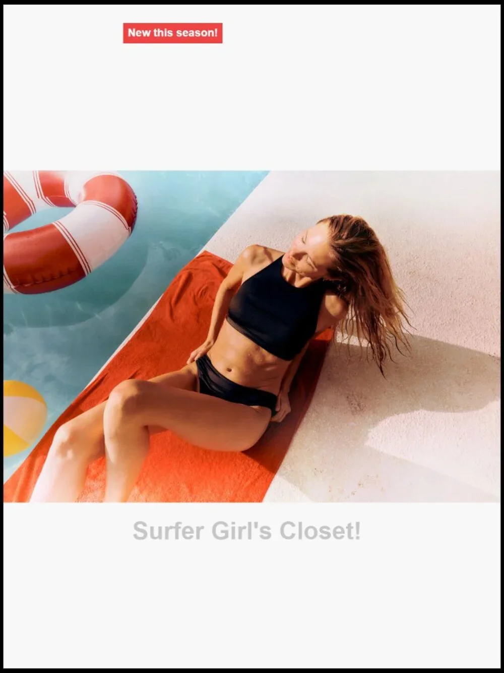 High Neck Tank Top Bikini Top with Removable Cups Chlorine Resistant